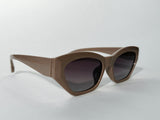 Milky Cocoa Oval Sunglass