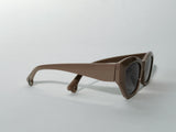 Milky Cocoa Oval Sunglass