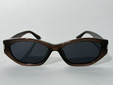 Dark Roasted Oval Sunglass